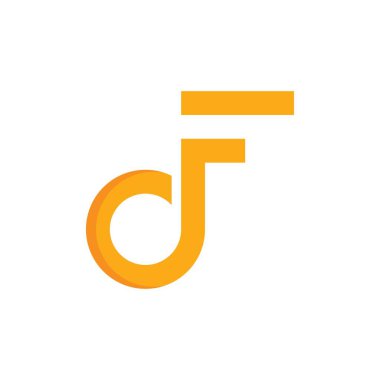 harf logo vektör illüstrasyon tasarımının 