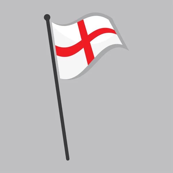 Inghilterra Bandiera Logo Vettoriale Icona Illustrazione Design — Vettoriale Stock