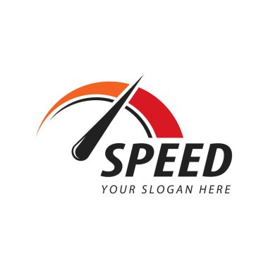 Hız logosu daha hızlı şablon vektör resimleme tasarımı 