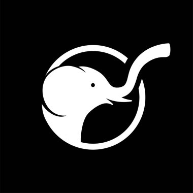Fil logo vektör ikonu konsept çizim tasarımı 