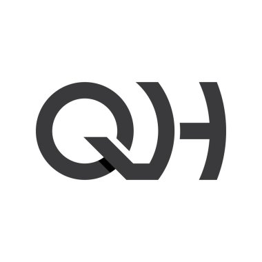 qh ilk logo vektör resimleme tasarımı 