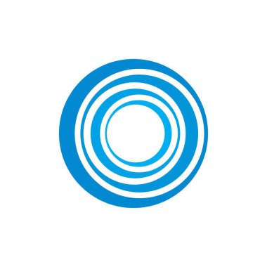 soyut çember logo resimleme tasarımı 