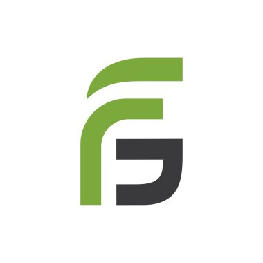 fg Harf simgesi simgesi tasarımı. fg ilk harf simgesi, fg harfi simge tasarımı işareti.