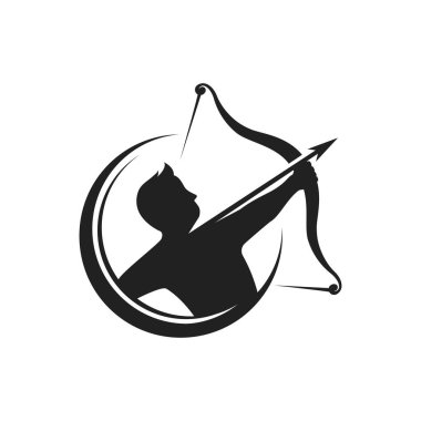 Archer logo vektör resimleme tasarımı.