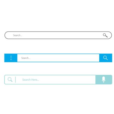arama çubuğu vektör illüstrasyon tasarımı.
