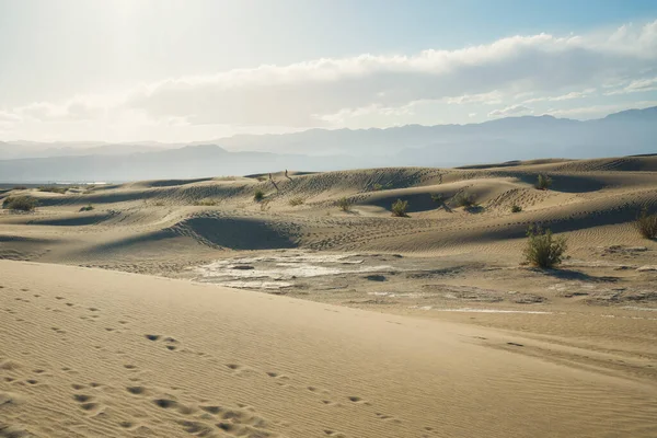 Zandduinen Woestijn Death Valley Californië — Stockfoto