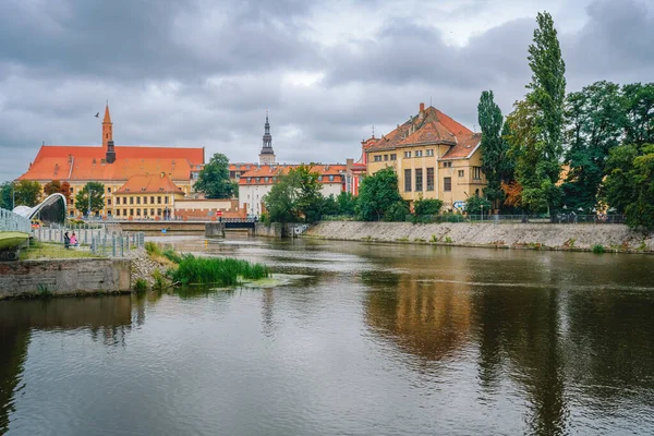 stock image Wroclaw, Poland. Historical center of the old city. Historic landmarks, street view, architecture, city life. Wroclaw, Poland - August 21, 2022