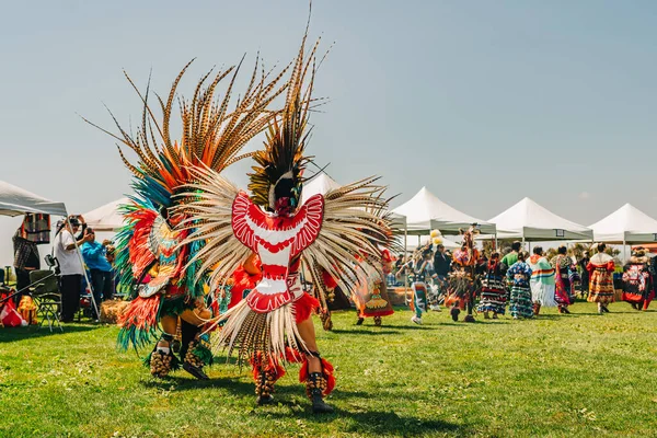 Malibú California Abril 2023 Día Chumash Pow Wow Reunión Intertribal —  Fotos de Stock