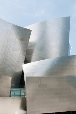 Walt Disney Konser Salonu Los Angeles, Kaliforniya, ABD 'de. Mimari detaylar. Los Angeles, Kaliforniya, ABD - 25 Nisan 2023. 