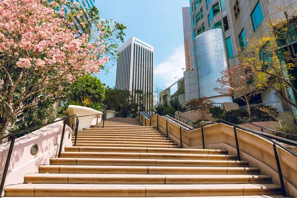 Los Angeles California Usa April 2023 Library Tower Plaza Bank — Stock Photo, Image