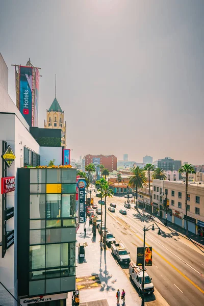 カリフォルニア州ハリウッド 2023年4月26日 ハリウッド ウォーク フェーム早朝 都市生活 — ストック写真