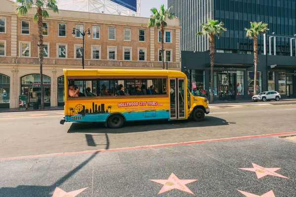 Hollywood California Usa April 2023 Bus Tours Panoramic Views Start — Stock Photo, Image