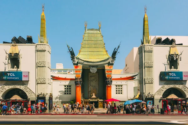 美国加利福尼亚州洛杉矶 2023年4月26日 格拉姆中国戏剧学院 Graumans Chinese Theatre 是好莱坞历史名人堂 位于好莱坞大道6925号 — 图库照片