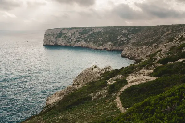 Sagres kayalıkları ve Atlantik okyanusu, Algarve, Portekiz