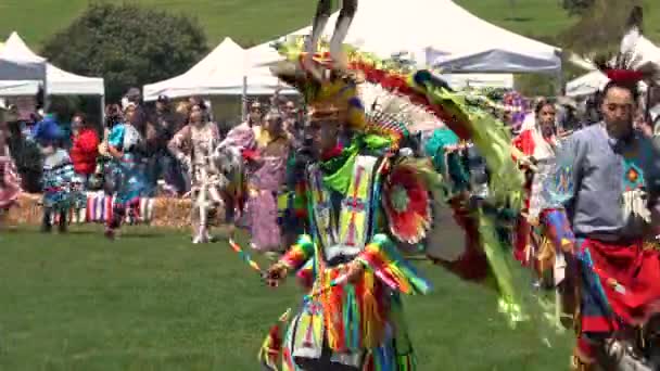 Malibu Californie Avril 2024 Chumash Day Pow Wow Inter Tribal — Video