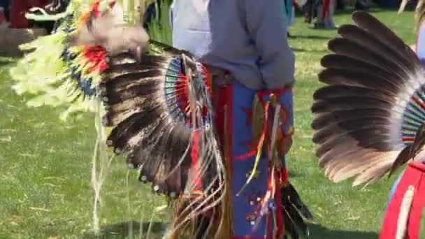 加州马里布 2024年4月6日Chumash Day Pow Wow和部落间聚会 马利布悬崖公园正在庆祝每年的Chumash Day Powwow举办24周年庆祝活动 — 图库视频影像