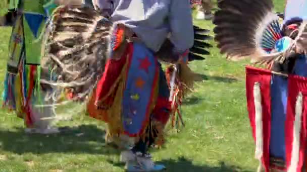 カリフォルニア州マリブ 2024年4月6日 チャムシュ パウワウと部族間の集会 マリブブラフスパークは 年次チャムシュデーパウワウを開催して24年を祝っています — ストック動画