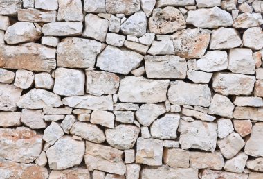 Abstract background of a manmade rock wall