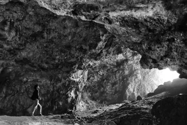 Grotta Del Diavolo Santa Maria Leuca Puglia Italy — Stock Photo, Image