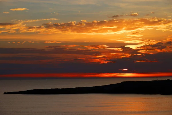 Sunrise Colours Polignano Mare Resort Puglia Italy Europe — Stock Photo, Image