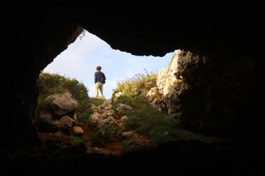 Grotta del Diavolo, Santa Maria di Leuca, Puglia, İtalya