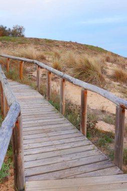 Sunset sky clouds over the sea in Apulia, Italy. Beautiful sunlight in the sea. Amazing nature landscape seascape Colorful sky clouds background.