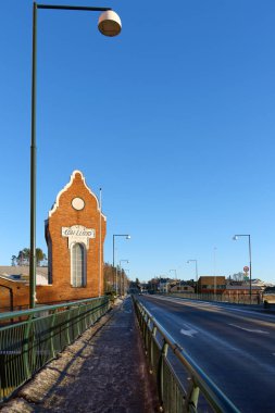 Honefoss şehrinin mimari ayrıntıları, Norveç, Avrupa
