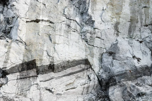 Camadas Geológicas Superfície Uma Rocha Montanha — Fotografia de Stock