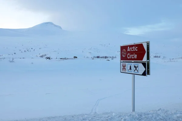 Арктический Круг Норвегии Европе — стоковое фото