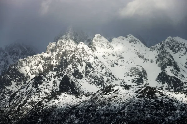Winterstürmische Landschaft Über Den Lofoten Archipel Norwegen Europa — Stockfoto