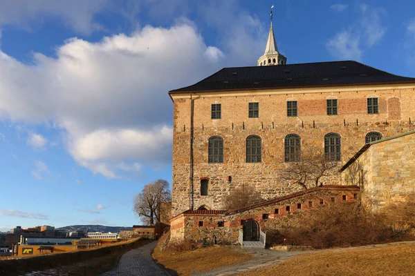 ノルウェー オスロ市中心部のアクエルシュス要塞建築の詳細 — ストック写真