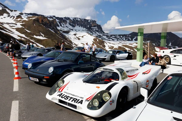 Porsche Zážitek Událost Grossglockner High Alpine Road Rakousku Evropa — Stock fotografie