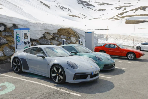 Porsche Erfarenhet Händelse Grossglockner Högalpin Väg Österrike Europa — Stockfoto