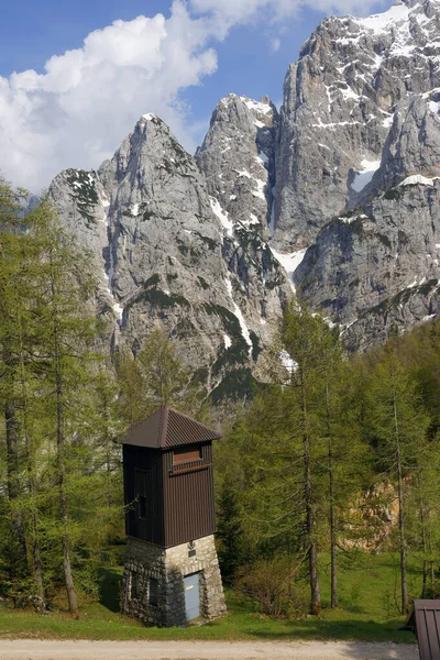 Julian Alpleri Triglav Ulusal Parkı Slovenya Daki Skrlatica Tepesi Nin — Stok fotoğraf