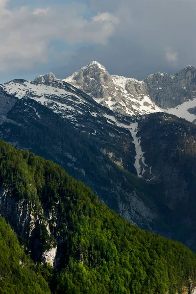 Late Spring Landscape Julian Alps Triglav National Park Slovenia Europe — Stock Photo, Image