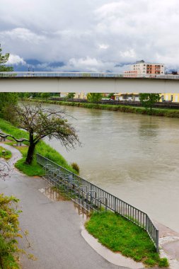 Avusturya, Avrupa 'daki Villach şehrinin mimari detayları