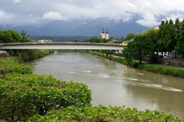 Avusturya, Avrupa 'daki Villach şehrinin mimari detayları