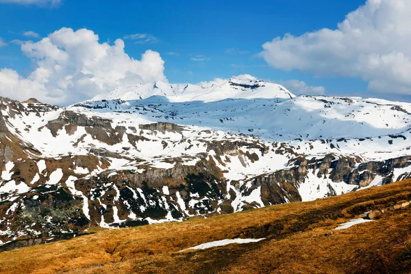 Vista Montaña Los Alpes Finales Primavera Desde Grossglockner High Alpine — Foto de Stock