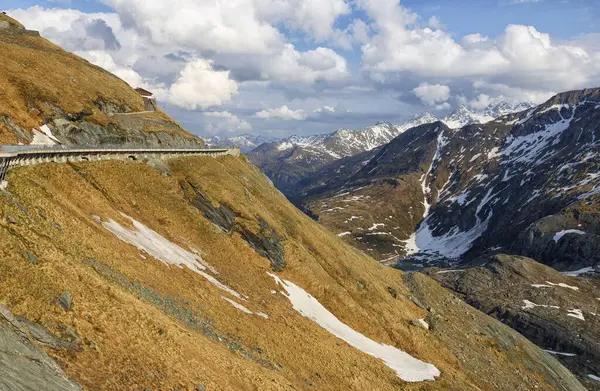 Spätfrühling Alpenblick Von Der Großglockner Hochalpenstraße Österreich Europa — Stockfoto
