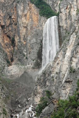 Şelale Boka, Triglav Ulusal Parkı, Slovenya, Bovec, Avrupa
