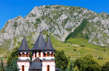 Transilvanya, Romanya ve Avrupa 'nın Alba ilçesindeki Rametea Torocko Köyü Kilisesi