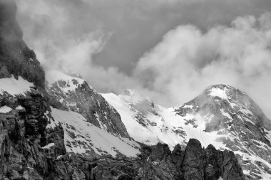 Marmolada named as the Queen of the Dolomites is a mountainous mountain group of the Alps, the highest in the Dolomites, reaching the highest point with Punta Penia (3,343 m), Italy, Europe clipart