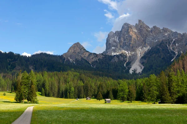 Summer Landscape Durrenstein Mountain Dolomites Italy Europe — Stock Photo, Image