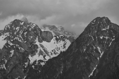Slovenya, Avrupa 'daki Kamnik Alpleri' nin Alp manzarası