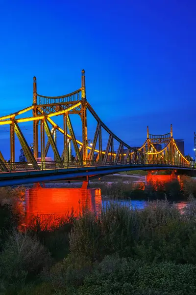 Bild Von Aradul Nou Brücke Arad Rumänien Europa lizenzfreie Stockbilder