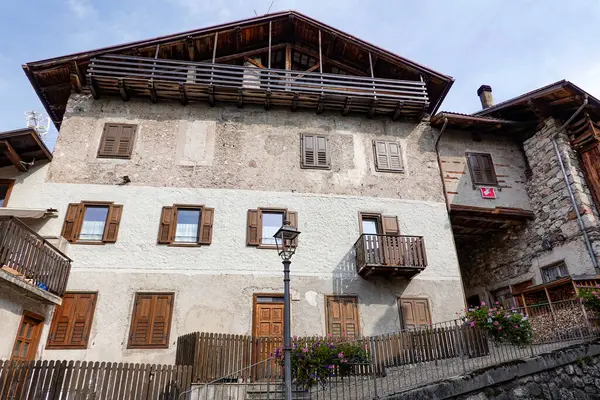 Architektura Fiera Primiero Tonadico Pale San Martino Trentino Alto Adige Obraz Stockowy