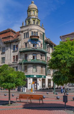 Romanya ve Avrupa 'daki Timisoara Şehri' nin turistik yaz manzarası