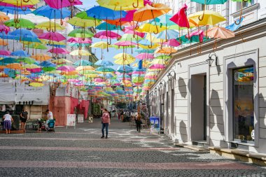 Romanya ve Avrupa 'daki Timisoara Şehri' nin turistik görünümü