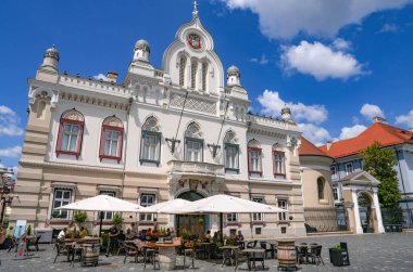 Birlik meydanı veya Unirii Meydanı, Timisoara, Romanya ve Avrupa 'nın ana meydanı