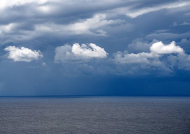 Elba Adası, Toskana, İtalya ve Avrupa 'nın güzel yaz manzarası